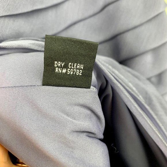 ADRIANNA‎ PAPELL Purple Shutter Pleat Dress w/Roses Sz 8 - Picture 5 of 6